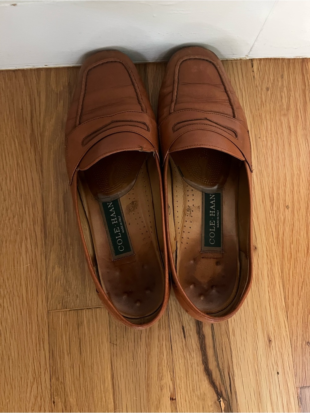 Cole Haan Brown Leather Penny Loafers - Picture 7 of 7
